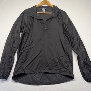 Patagonia Houdini Pullover Windbreaker M Black Mens Lightweight Ripstop FA14